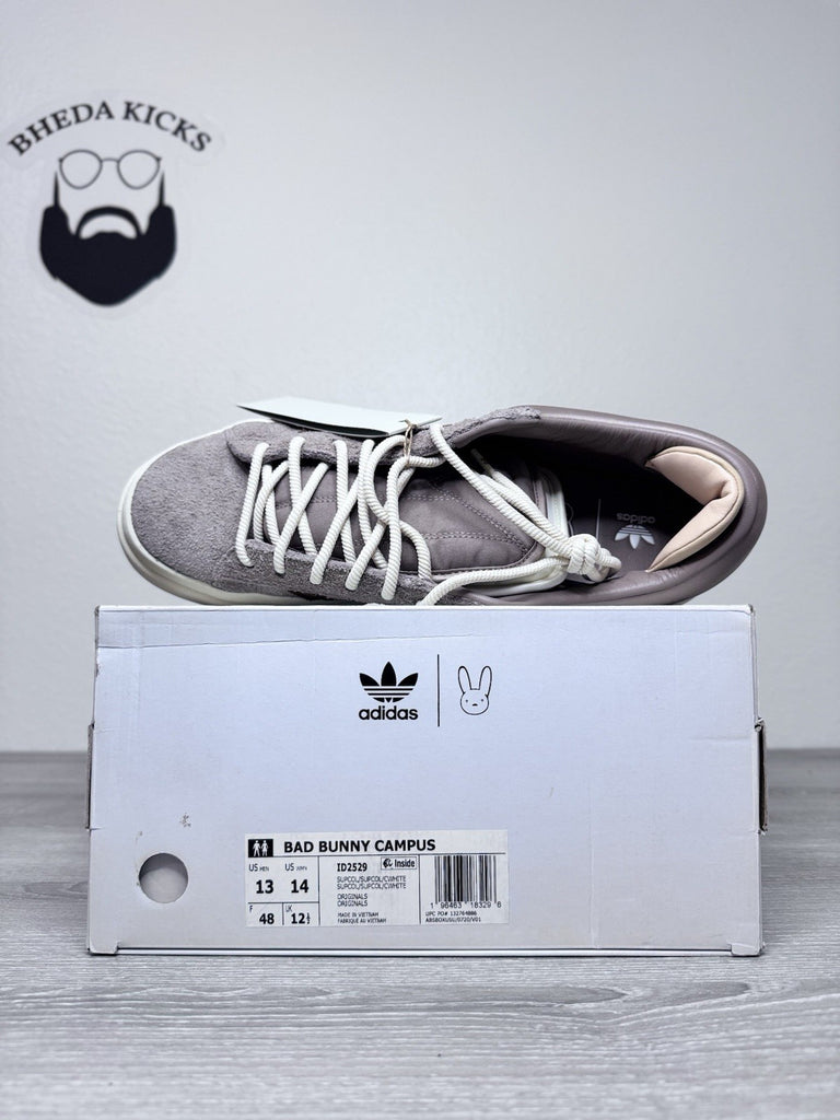 Size 13 - Adidas Campus Light Shoes Bad Bunny 'Chalky Brown' ID2529 Men's NEW DS