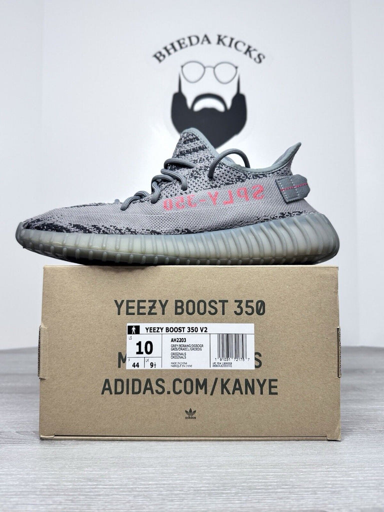 Size 10 - adidas Yeezy Boost 350 V2 Low Beluga 2.0 AH2203 Preowned Og Rare