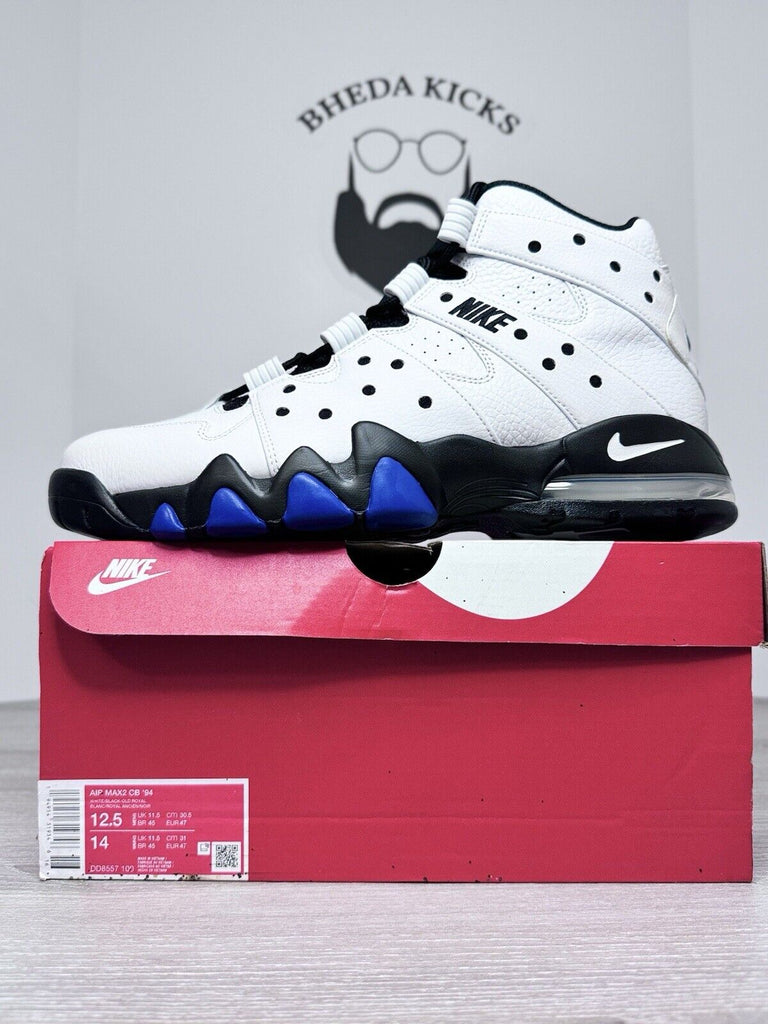 Size 12.5 - Nike Air Max2 CB '94 White Black Old Royal DD8557-100 NEW DS