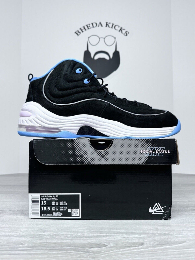 Size 15 - Nike Social Status x Air Penny 2 Playground Black (DM9132-001) NEW DS