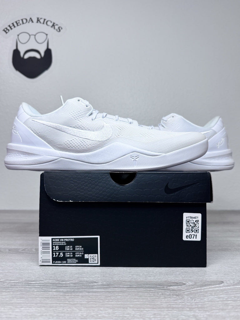Size 16 - Nike Kobe 8 Protro Halo White FJ9364-100 Basketball Shoes Sneaker New