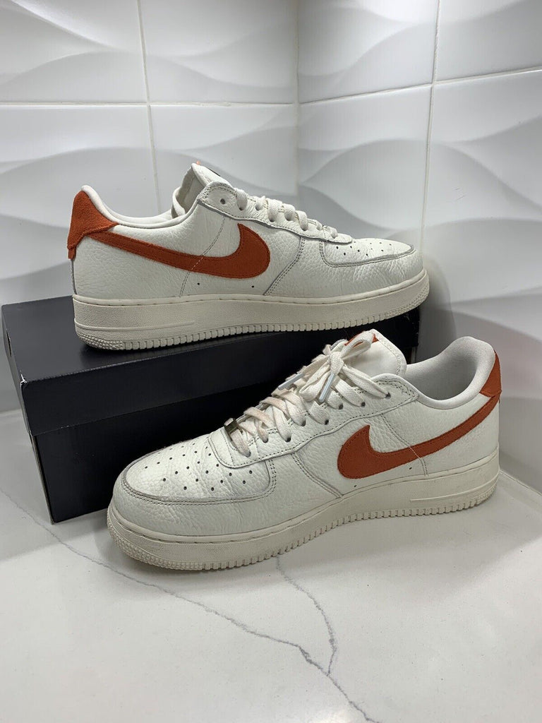 Nike Air Force 1 '07 Craft White Mantra Orange CV1755-100 Men's 12