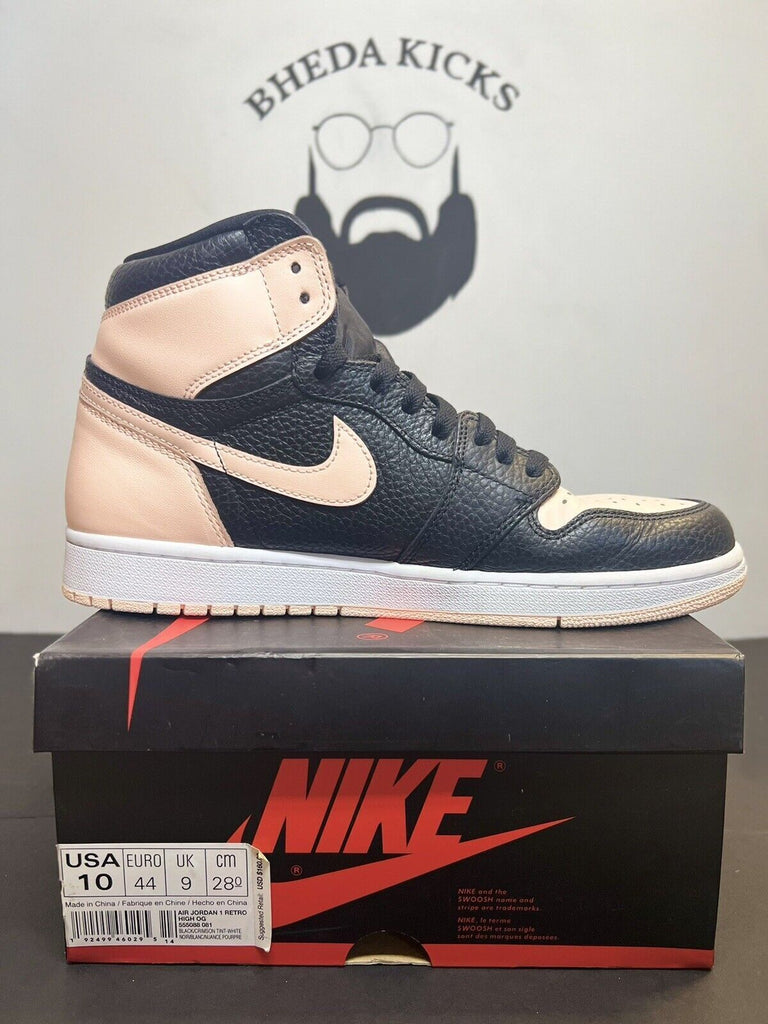 Air Jordan Retro 1 High OG Crimson Tint Black (555088-081) 2019 Mens Size 10 MJ