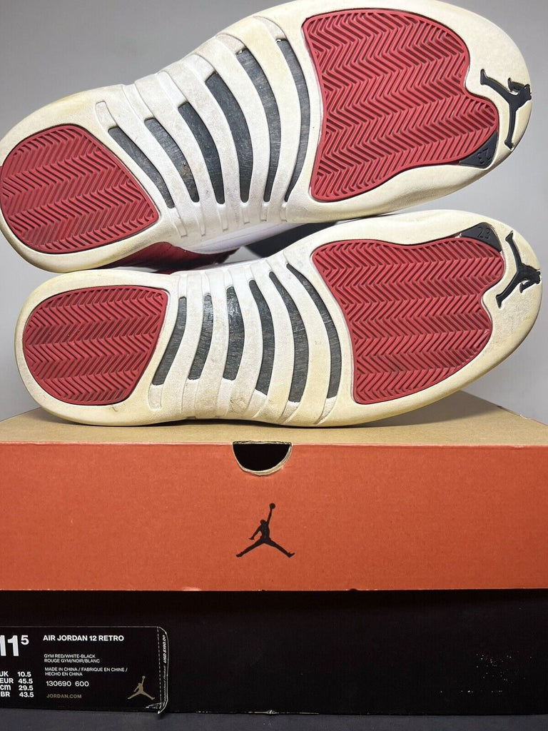 Size 11.5 - Jordan 12 Retro Gym Red 2016 130690-600 Preowned Og Rare Authentic