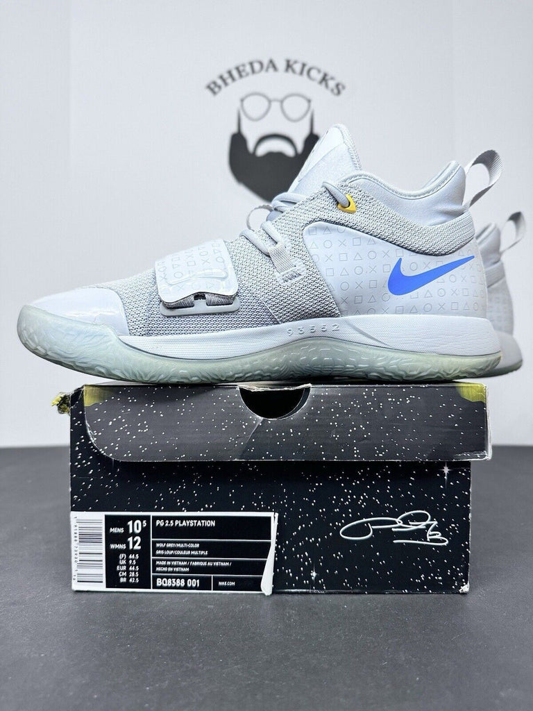 Nike Playstation x PG 2.5 Wolf Grey BQ8388-001 Preowned Og Authentic Size 10.5