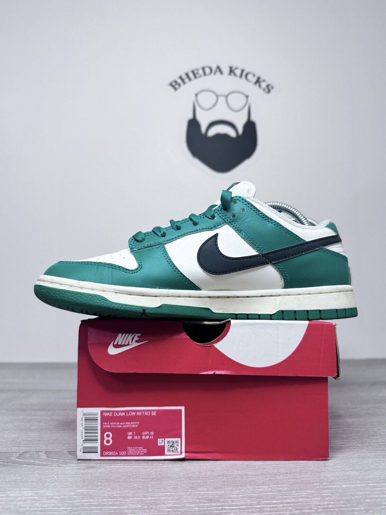 Size 8 - Nike Dunk Low SE Lottery Pack Malachite Preowned DR9654-100 Og