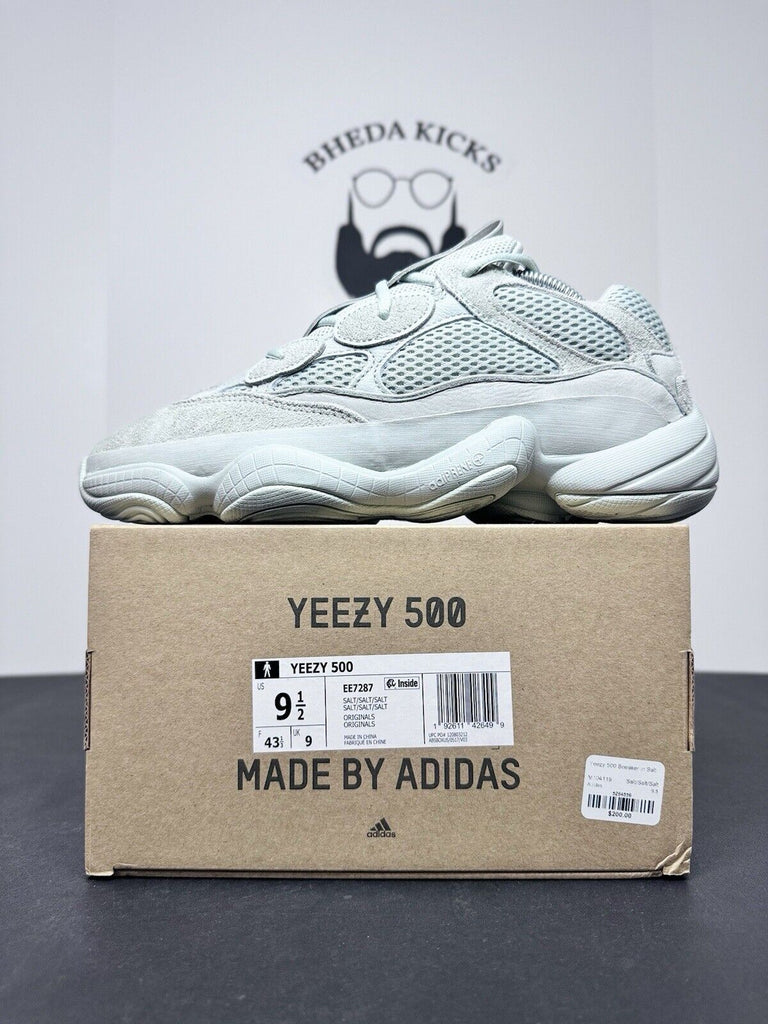 Adidas Yeezy 500 Salt EE7287 Kanye West Suede Sneakers Preowned Men’s Size 9.5