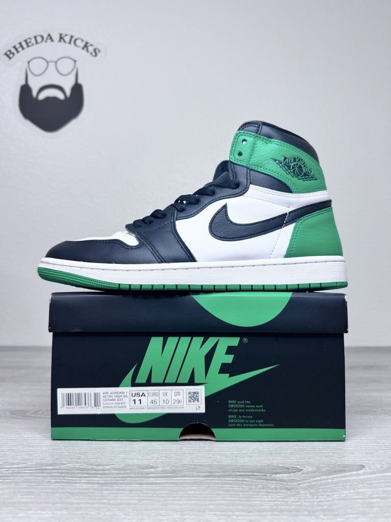 Size 11 - Nike Air Jordan 1 Retro High Lucky Green DZ5485-031 Preowned Authentic