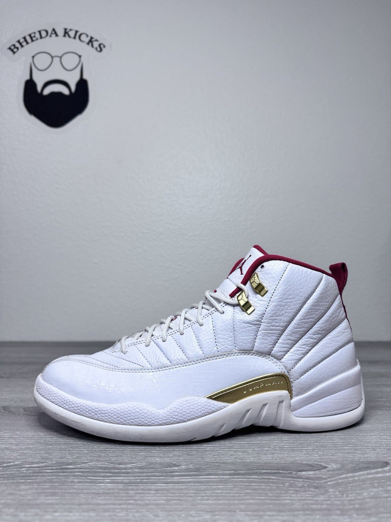 Size 11.5 - Nike Air Jordan 12 XII Retro FIBA White Red 130690-107 Men's