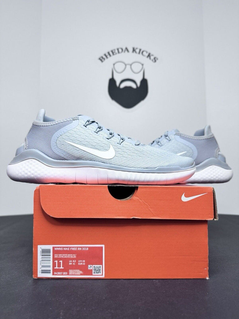 NEW DS Nike Womens Free RN 2018 942837-003 Gray Running Shoes Sneakers Size 11