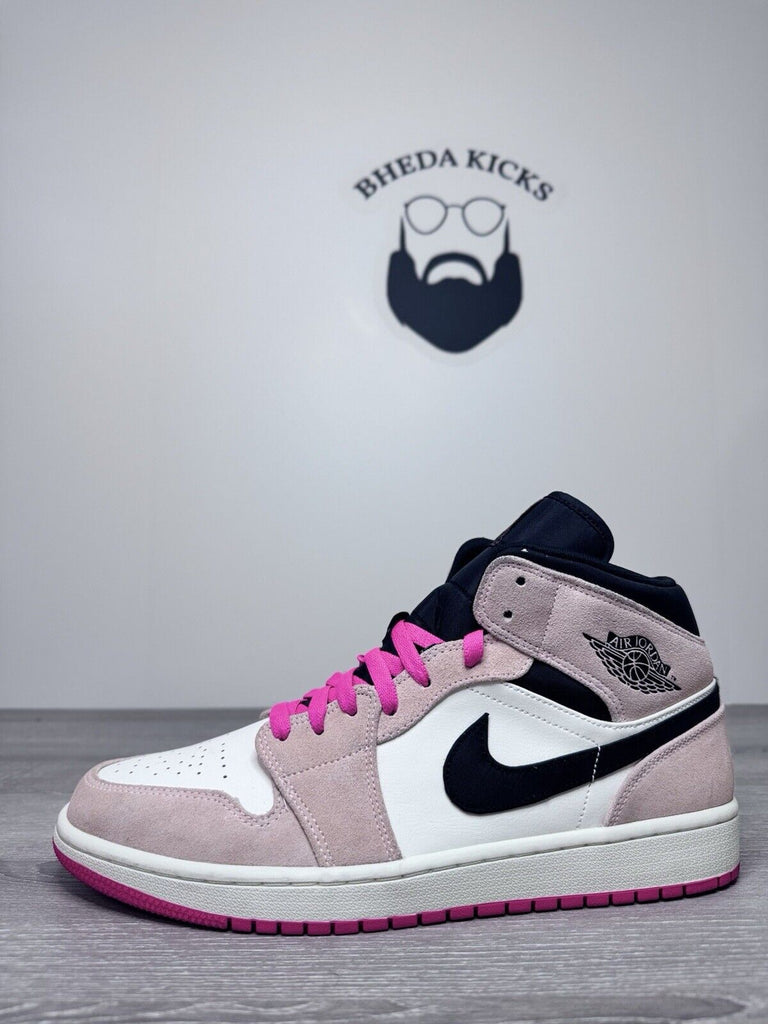 Size 12 - Air Jordan 1 SE Mid Crimson Tint 852542-801 Preowned Authentic