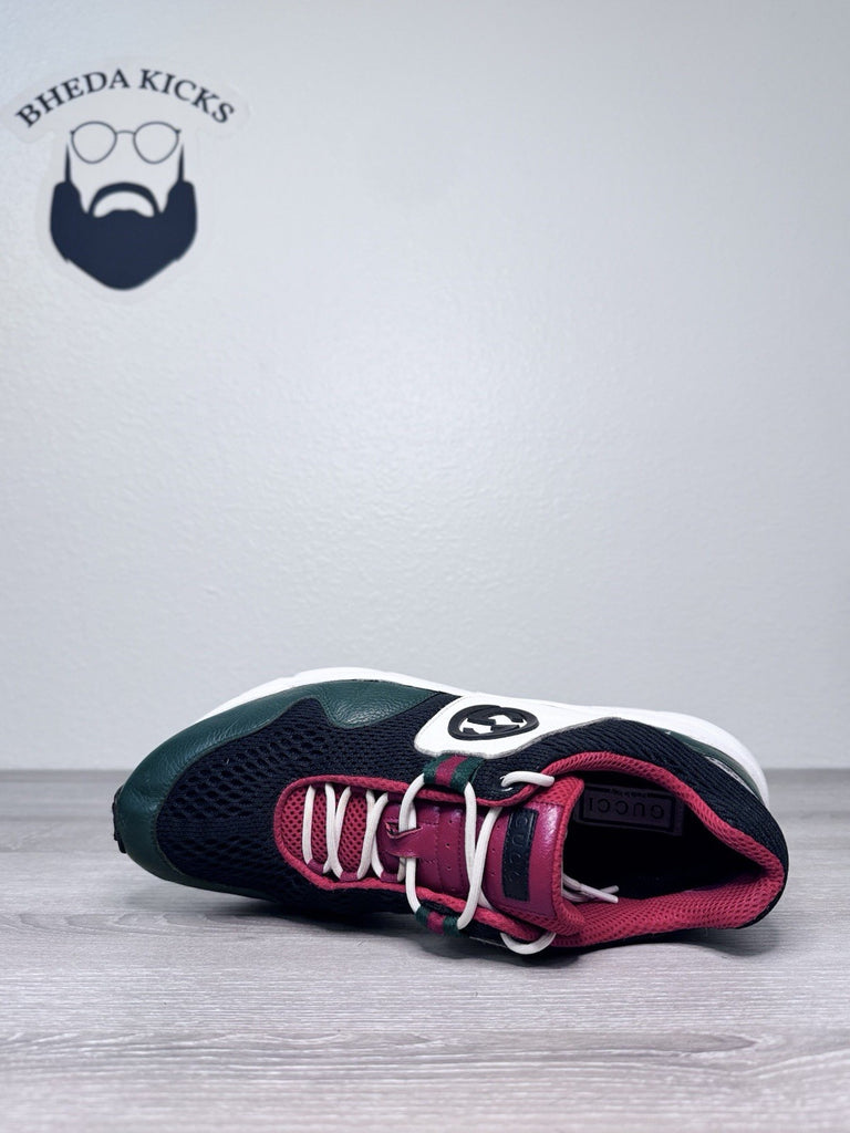 Size 10.5 US - Gucci Rhyton Mesh White Red Green Mesh Mens Sneakers