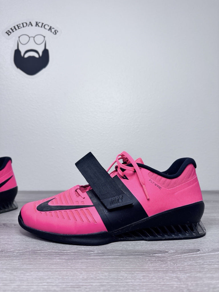 Size 15 - Nike Romaleos 3 Solar Red/Black 852933-602 Men's Weightlifting Shoes