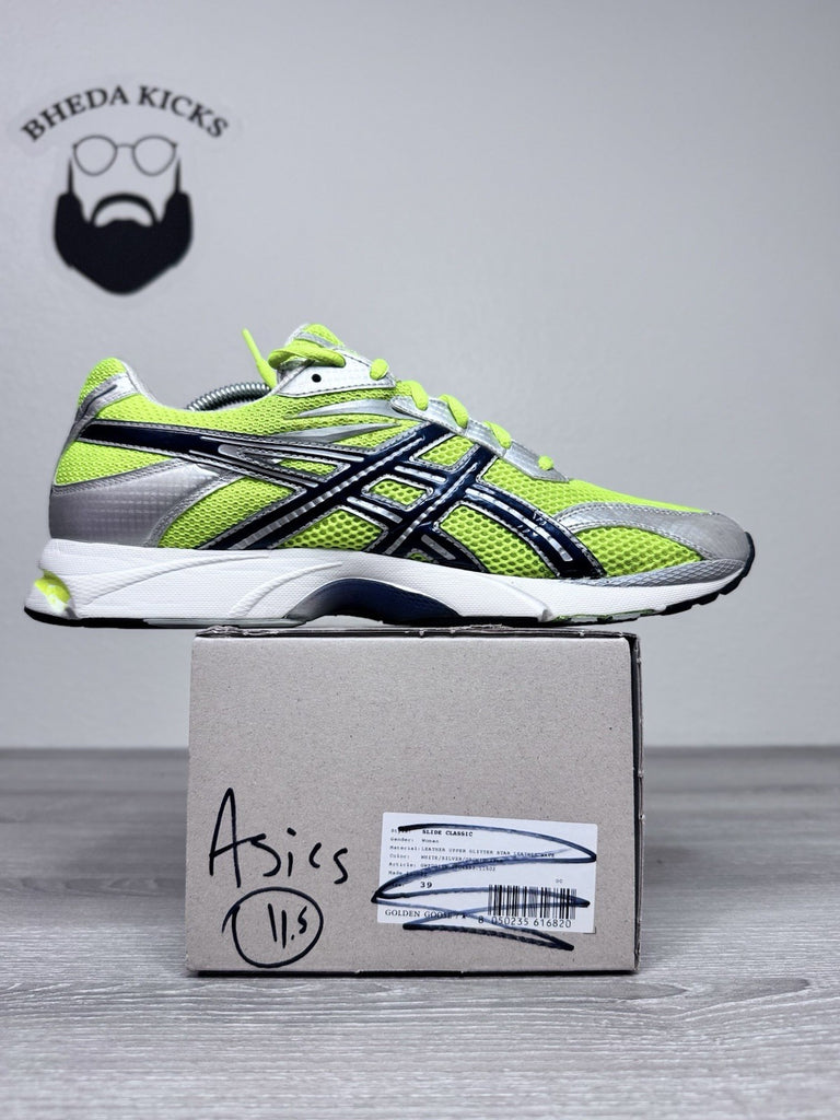 Size 11.5 - Asics Gel Flash 05 Running Shoes Volt Silver Sneakers Trainers TN439
