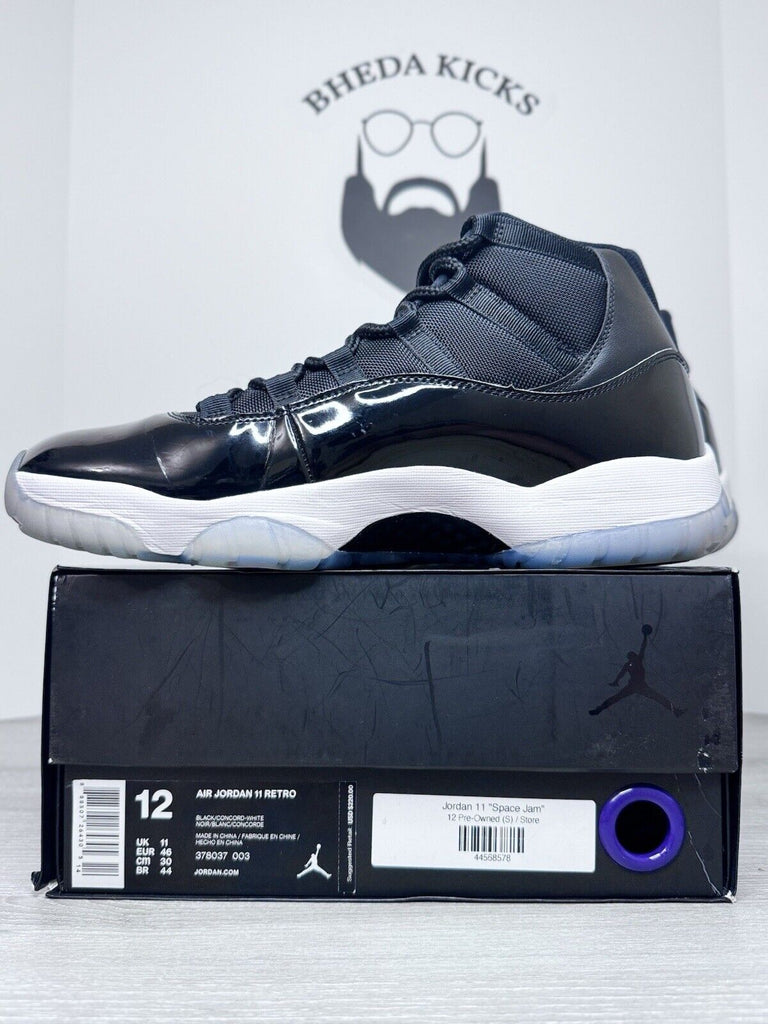 Size 12 - Jordan 11 Retro Space Jam (2016) 378037-003 Preowned Authentic