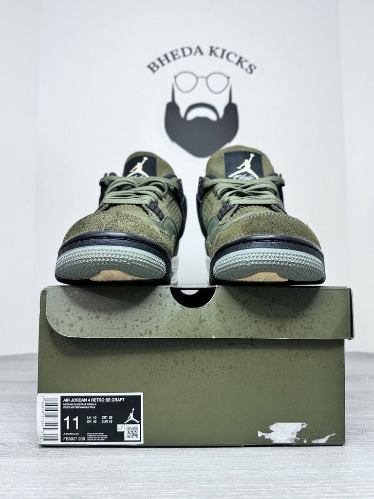 Size 11 - Air Jordan 4 Retro SE Craft Olive FB9927-200 Preowned Authentic