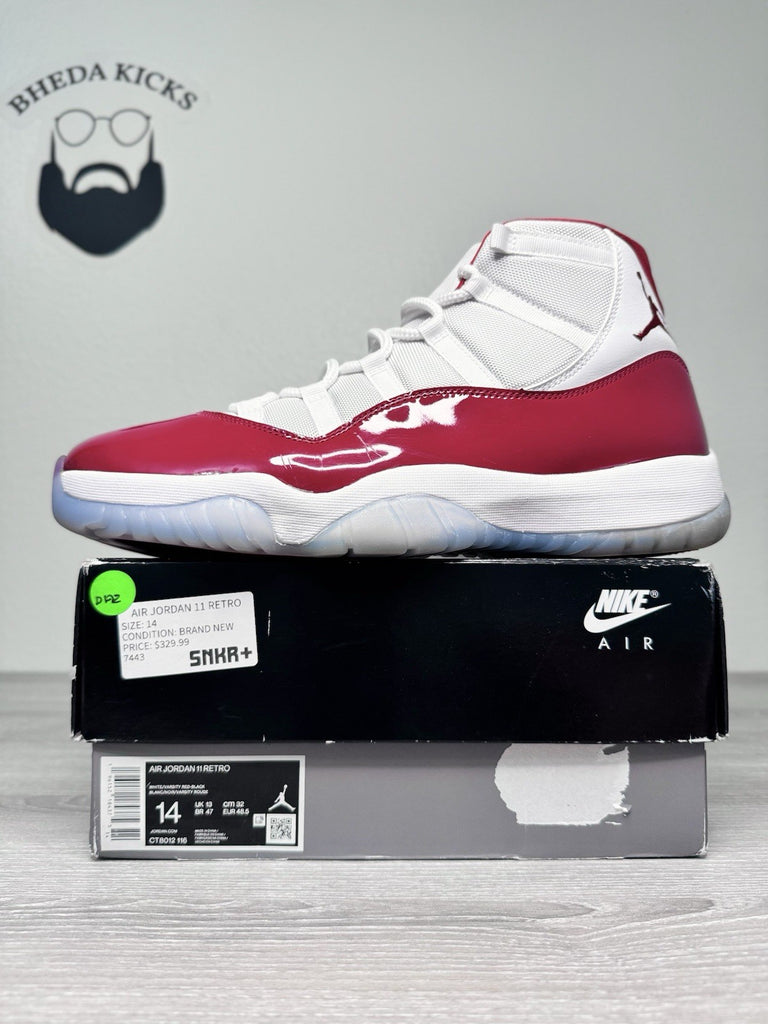 Size 14 - Nike Jordan 11 Retro Cherry 2022 (CT8012-116) Men's Preowned