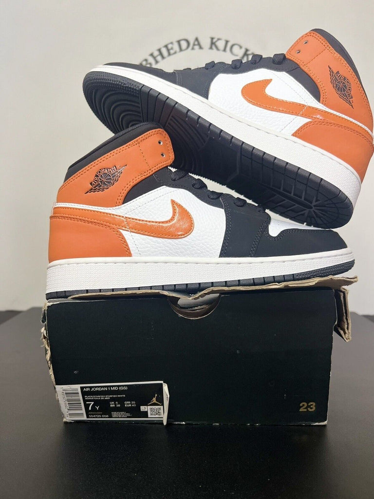 DS Nike Air Jordan 1 Mid Shattered Backboard 2019 Size 7y Women's 8.5 554725-058