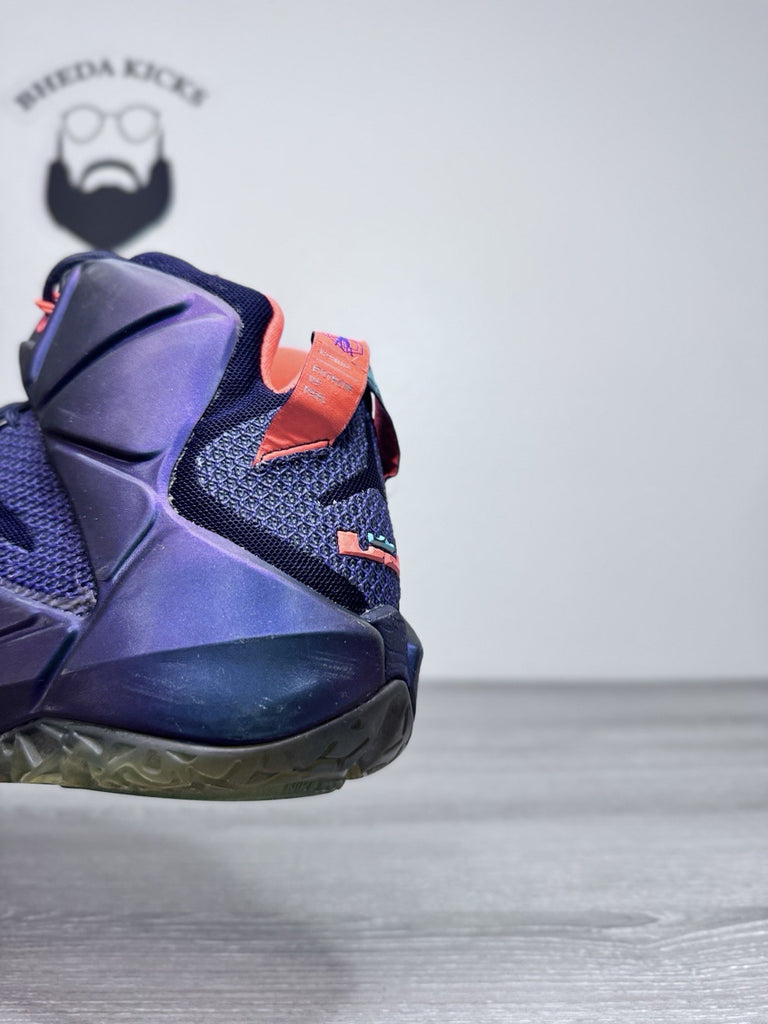 Size 15 - Nike LeBron 12 Instinct 684593-583 Preowned Authentic Og Rare