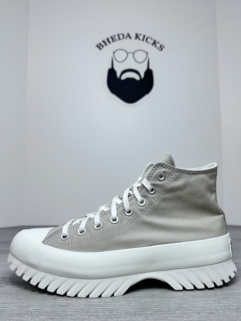 Size 9.5 Men Converse Chuck Taylor Lugged 2.0 Platform Hi  Beige Canvas A05098C
