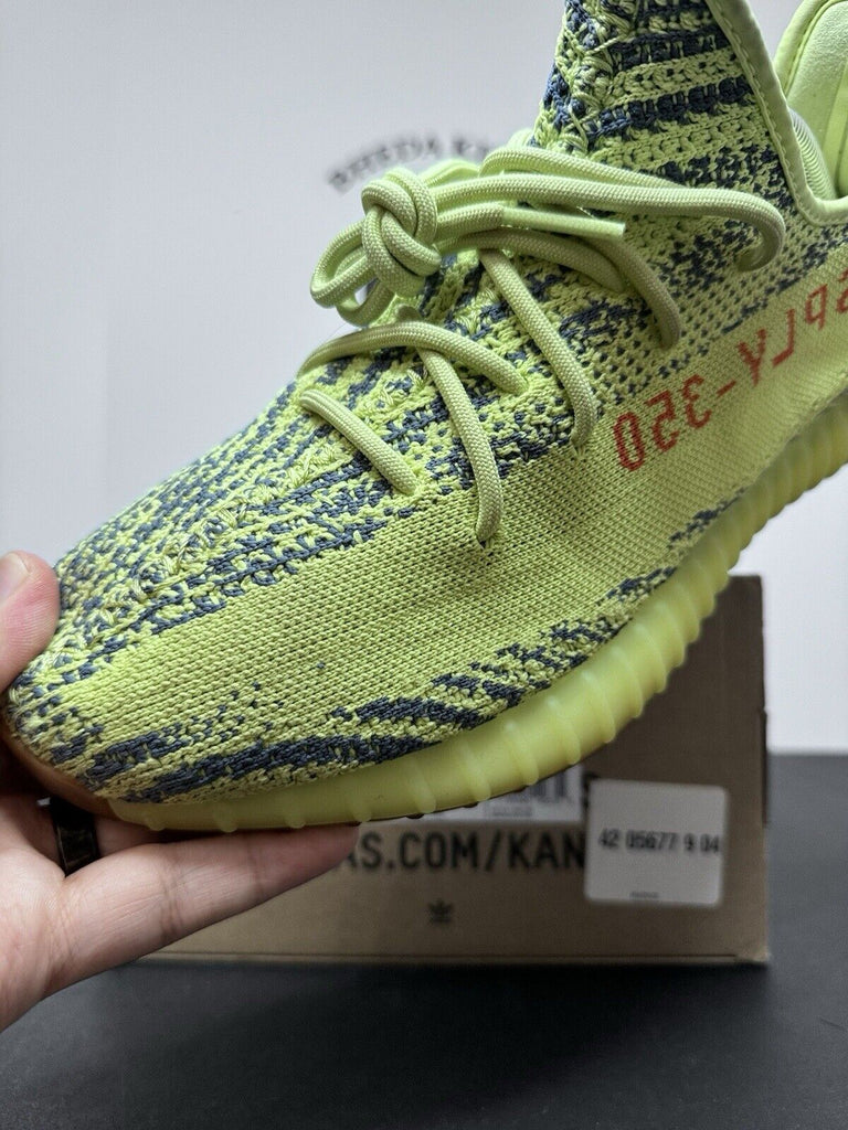 Adidas Yeezy Boost 350 V2 Semi Frozen Yellow Green B37572 Men’s Size 12