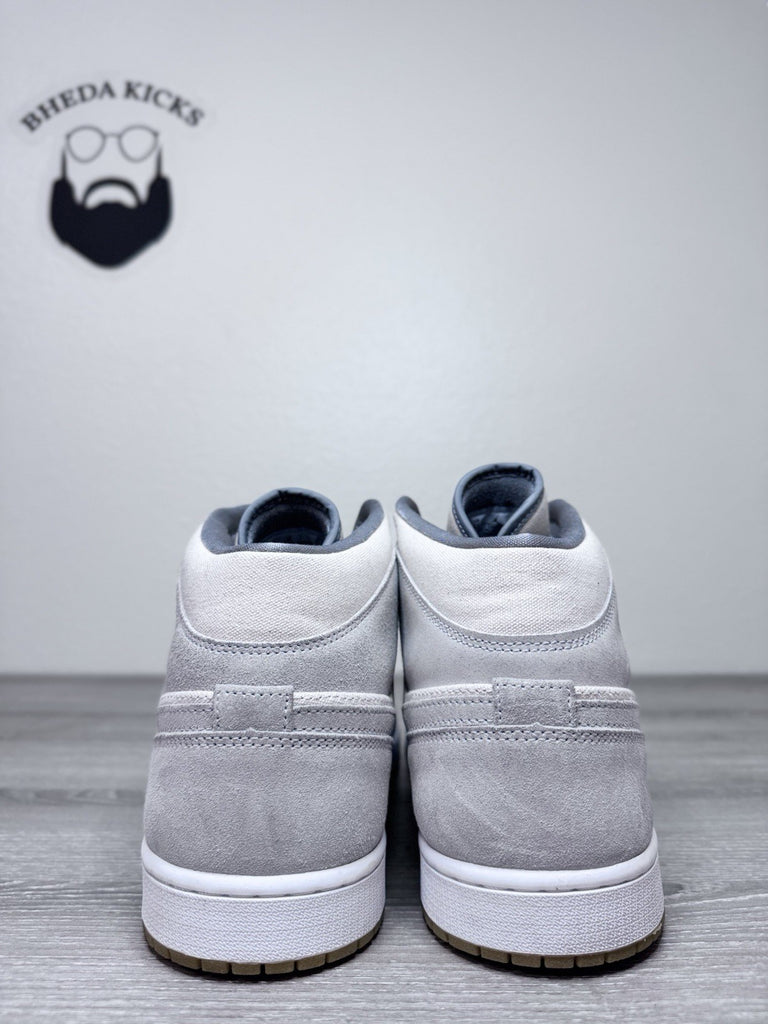 Size 15 - Nike Air Jordan 1 Mid SE Coconut Milk Particle Gray DN4281-100