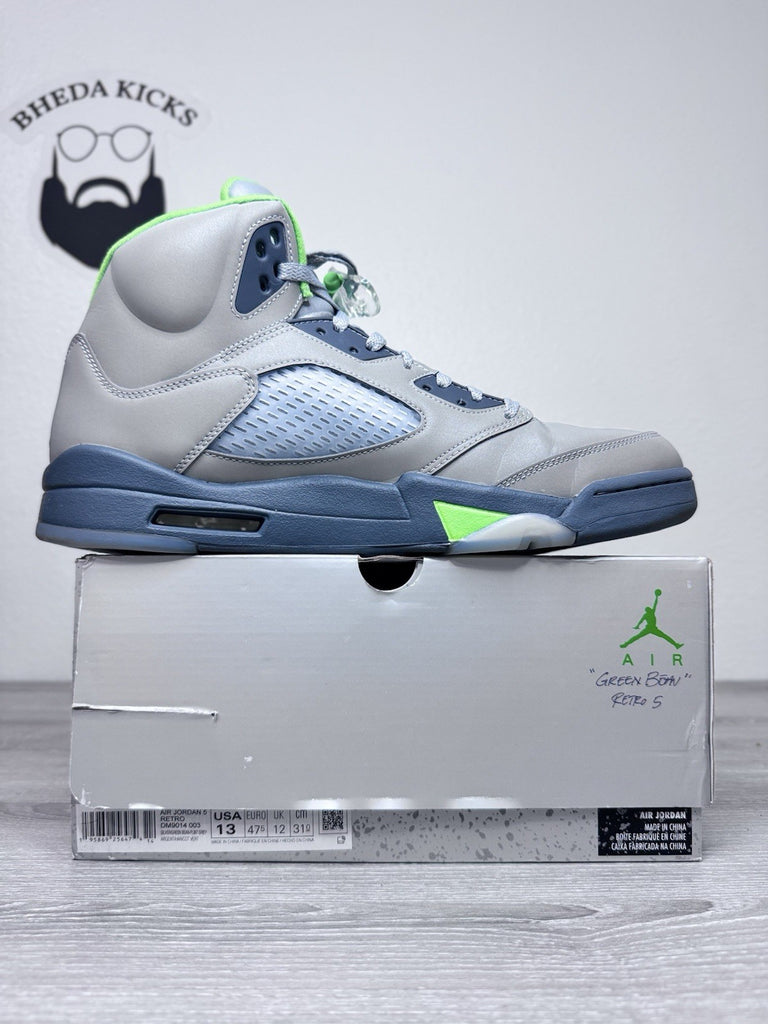 Size 13 - Jordan 5 Retro Green Bean 2022 DM9014-003 Preowned Authentic