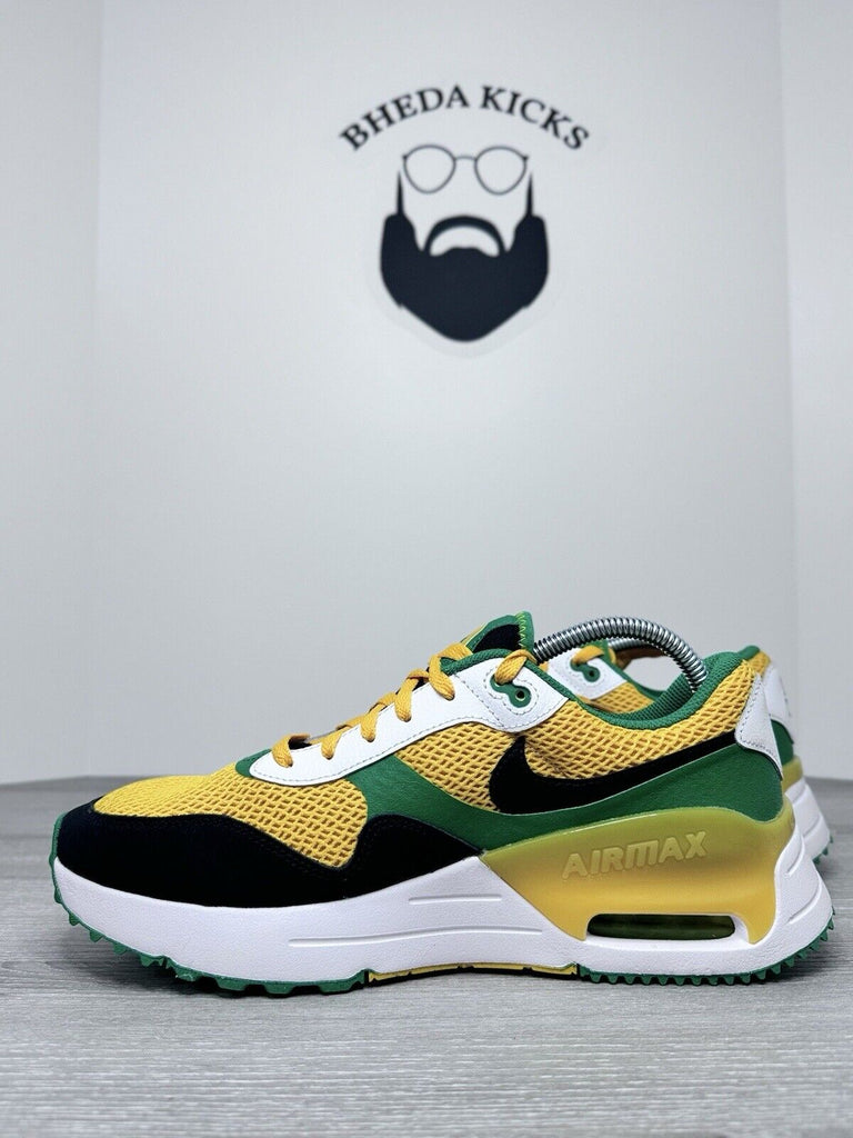 Size 9 - Nike Air Max SYSTM 'Oregon' Shoes Sneakers Yellow Green DZ7738-700 DS