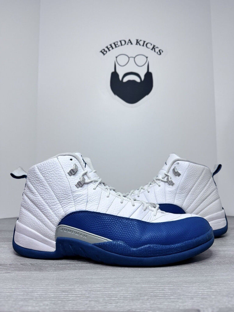 Size 15 - 2016 Nike Air Jordan 12 XII Retro French Blue 13690-113 Preowned