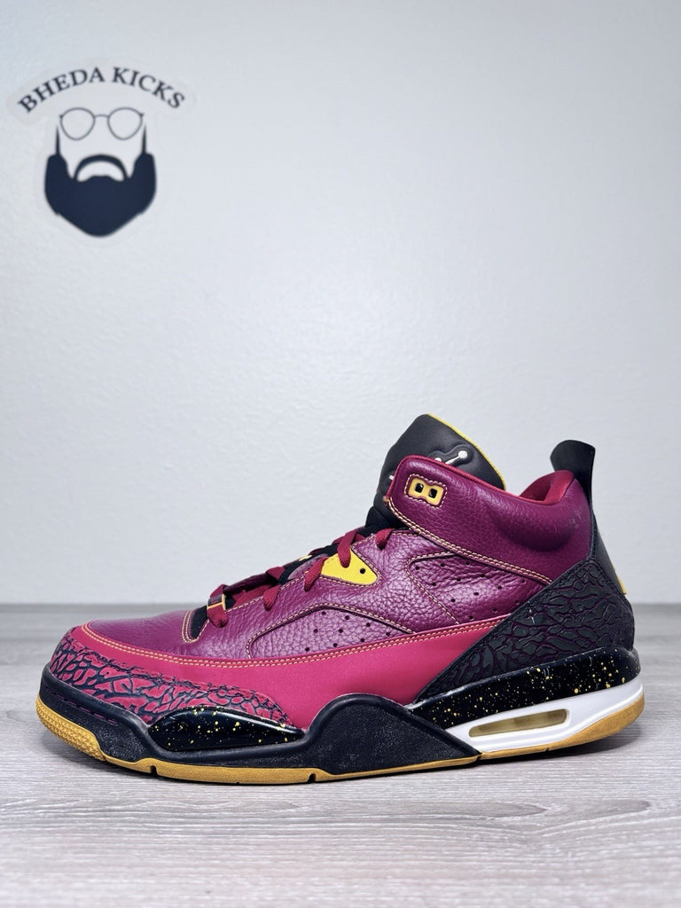Size 15 - Jordan Son of Mars Low Team Red Gold 2013 Mens 580603-607 Preowned