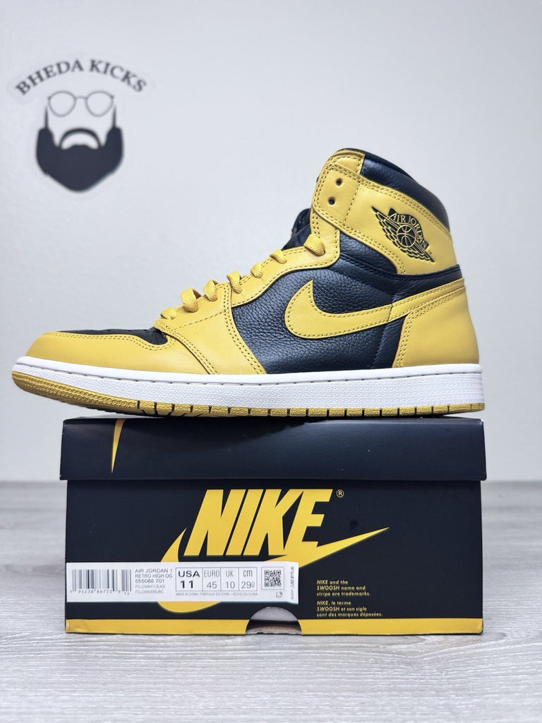 Size 11 - Air Jordan 1 Retro High Pollen 555088-701 Preowned Authentic Og