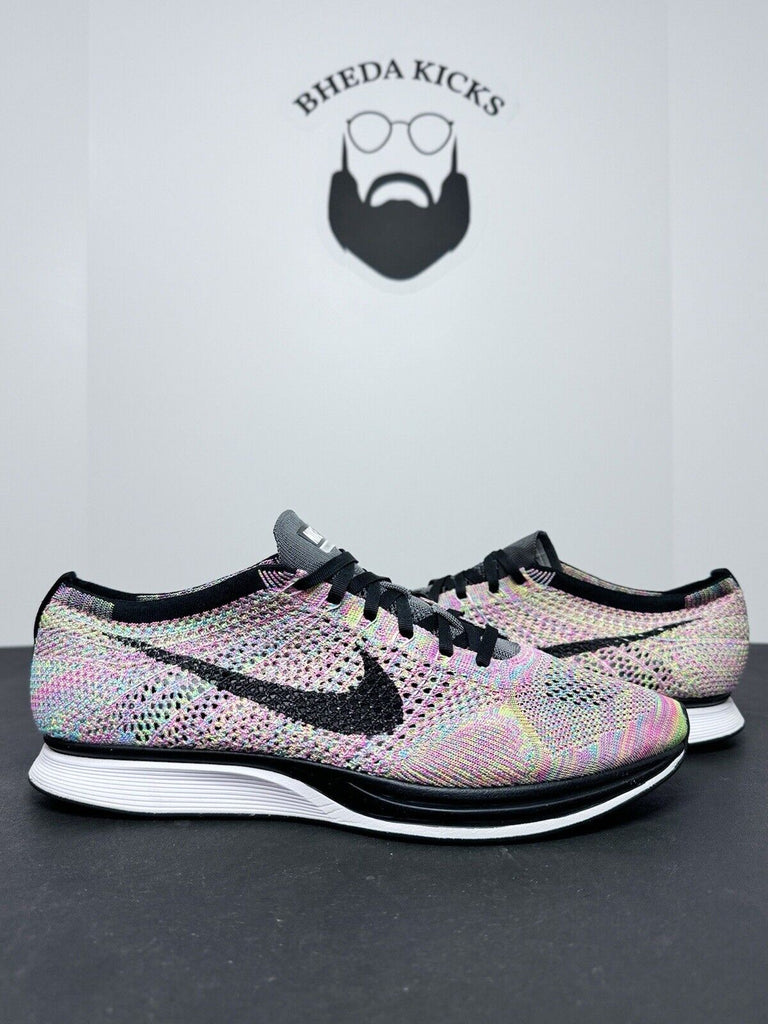 Nike Flyknit Racer Multicolor 2016 Men’s Shoes Running Active 526628-004 Size 13