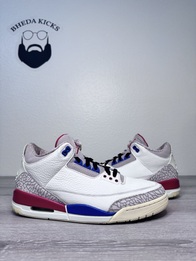 Size 11 - Air Jordan 3 Retro International Flight 136064-140 Preowned Authentic