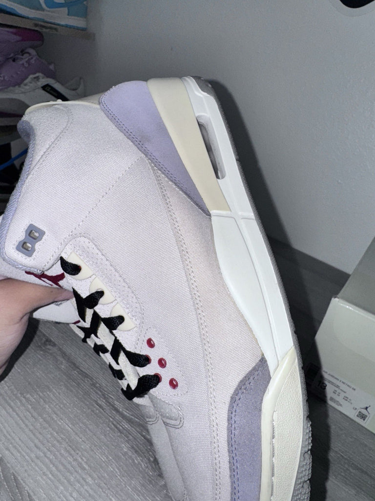 Size 13 - Air Jordan 3 Muslin (DH7139-100) Preowned Authentic Og