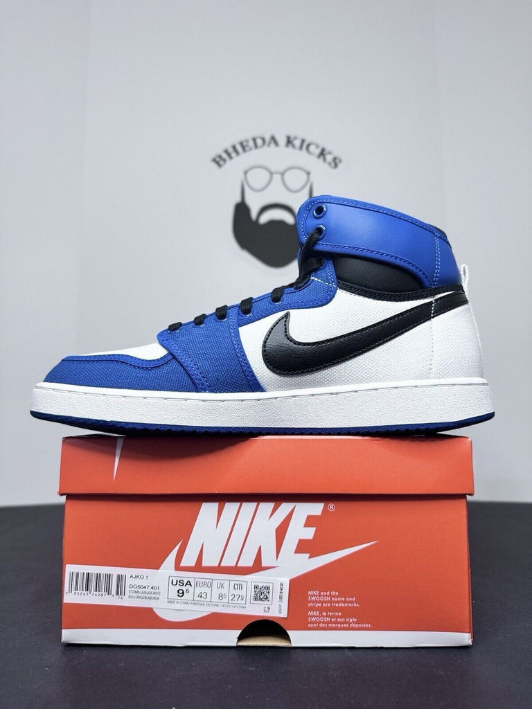 DS Nike Air Jordan 1 Retro AJKO Storm Blue Black White DO5047-401 Men’s Size 9.5