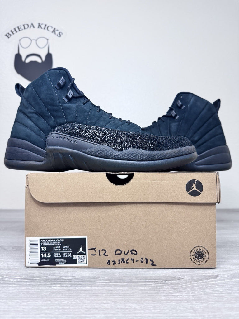 Size 13 - Nike Air Jordan 12 XII Retro OVO Black 873864-032 Drake Preowned