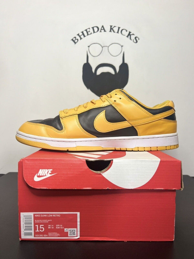 Nike Dunk Low Championship Goldenrod 2021 Size 15 (DD1391-004) Black Yellow Og