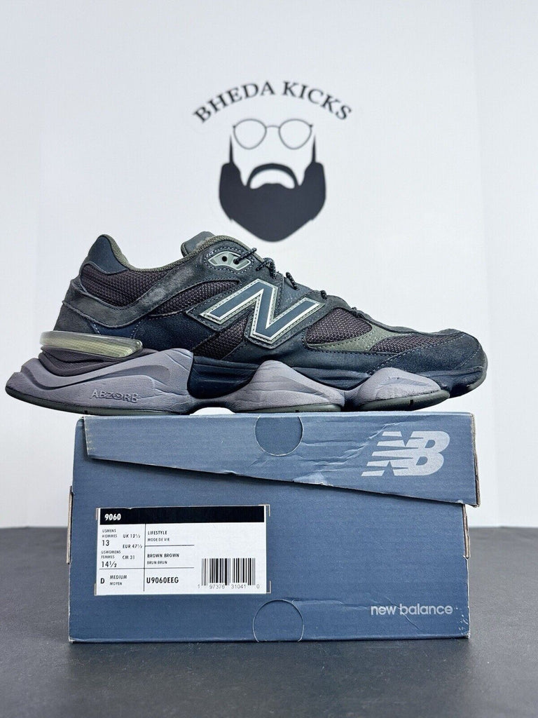 New Balance 9060 Blacktop Dark Moss U9060PH Authentic Preowned Og Men’s Size 13