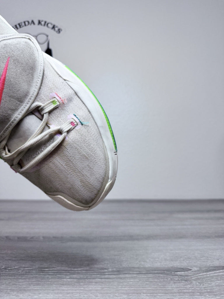 Size 15 - Nike Kyrie 6 'N7' Light Cream Sail Electric Green Flash CW1785-200