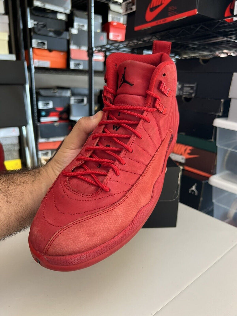 Nike Air Jordan 12 Retro Gym Red 2018 Size 11.5 130690-601 Triple Red Black XII