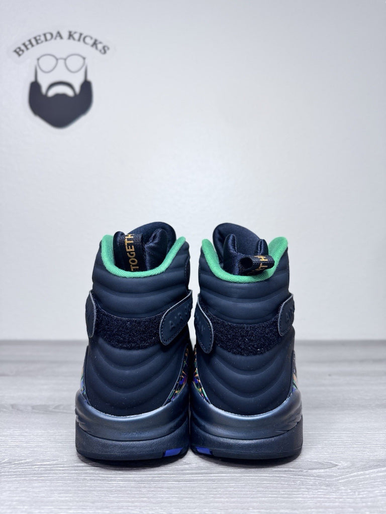 Size 13 - Air Jordan 8 Retro Tinker - Air Raid Green Black Orange (305381-004)