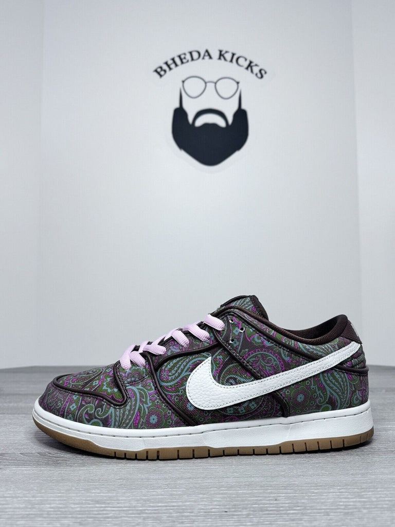 Size 12 - Nike SB Dunk Low Pro Paisley Brown Pink Cacao Summit White DH7534-200