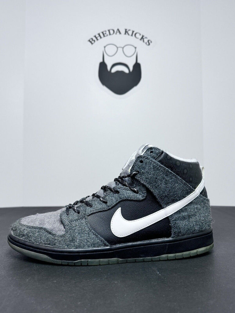 Nike Dunk High SB Premier Petoskey Stone Gray 645986-010 Preowned Men’s Size 13