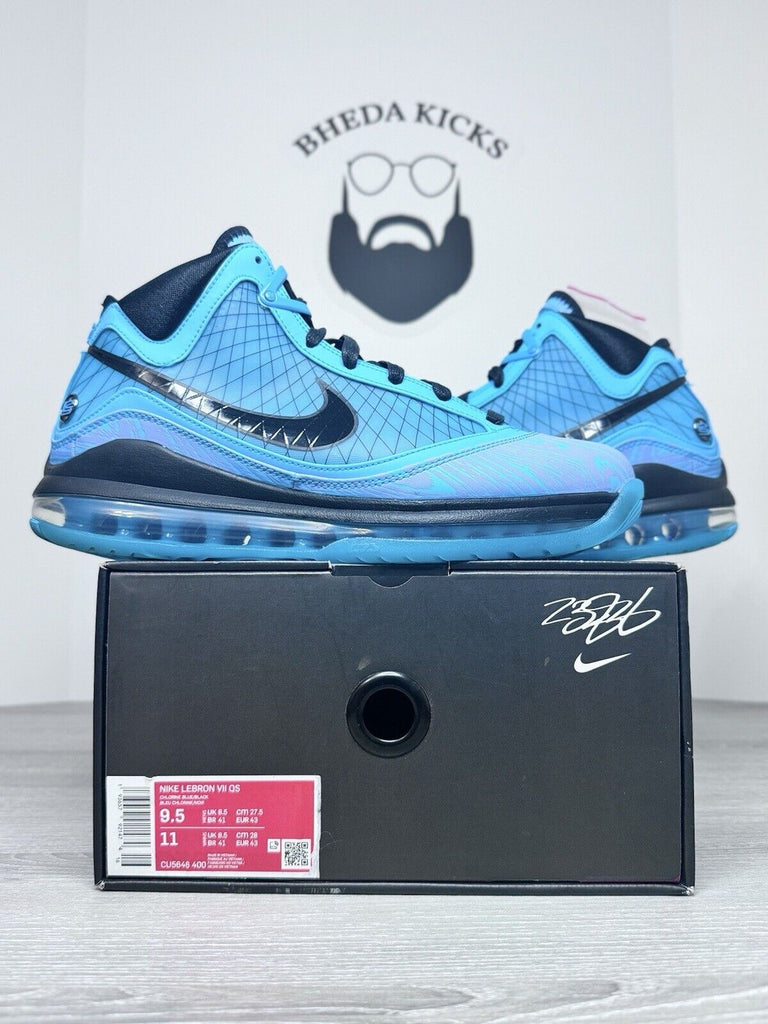 Size 9.5 - Nike Air Max LeBron 7 Retro ‘20 All Star CU5646-400 OG Preowned