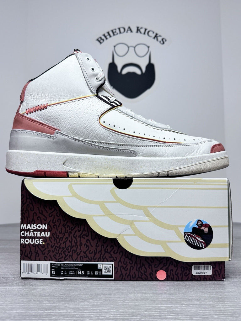 Size 13 - Jordan 2 x Maison Chateau Rouge United Youth International 2022
