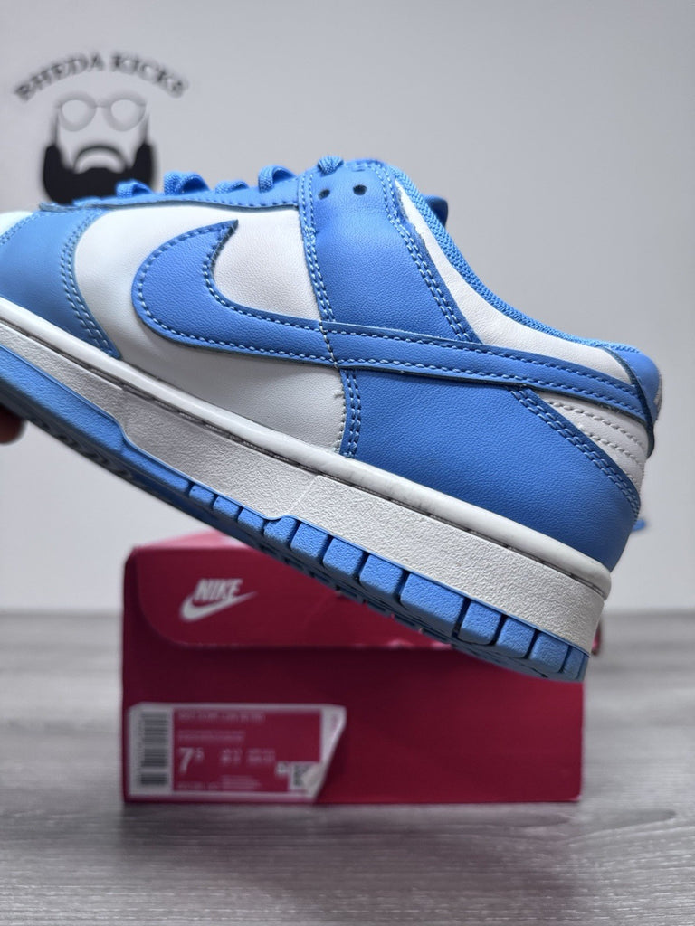 Size 7.5 - Nike Dunk Low Retro "UNC" 2021 DD1391-102 Preowned Authentic