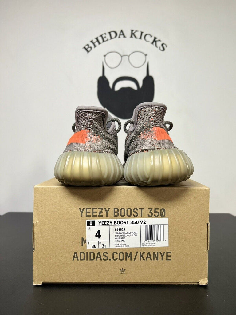 Adidas Yeezy Boost 350 V2 Beluga Size 4 BB1826 Preowned Men’s Sneaker Authentic