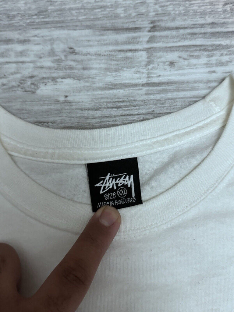 Stüssy Born X Raised 8 Ball Tee Size 2XL