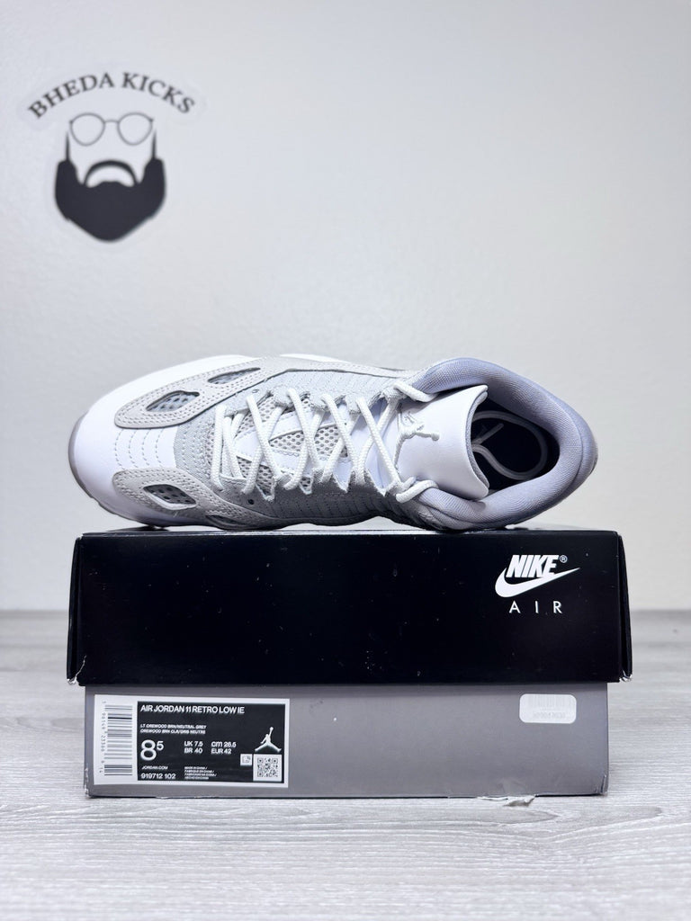 Size 8.5 - Air Jordan 11 Retro Low IE Light Orewood Brown White 919712-102