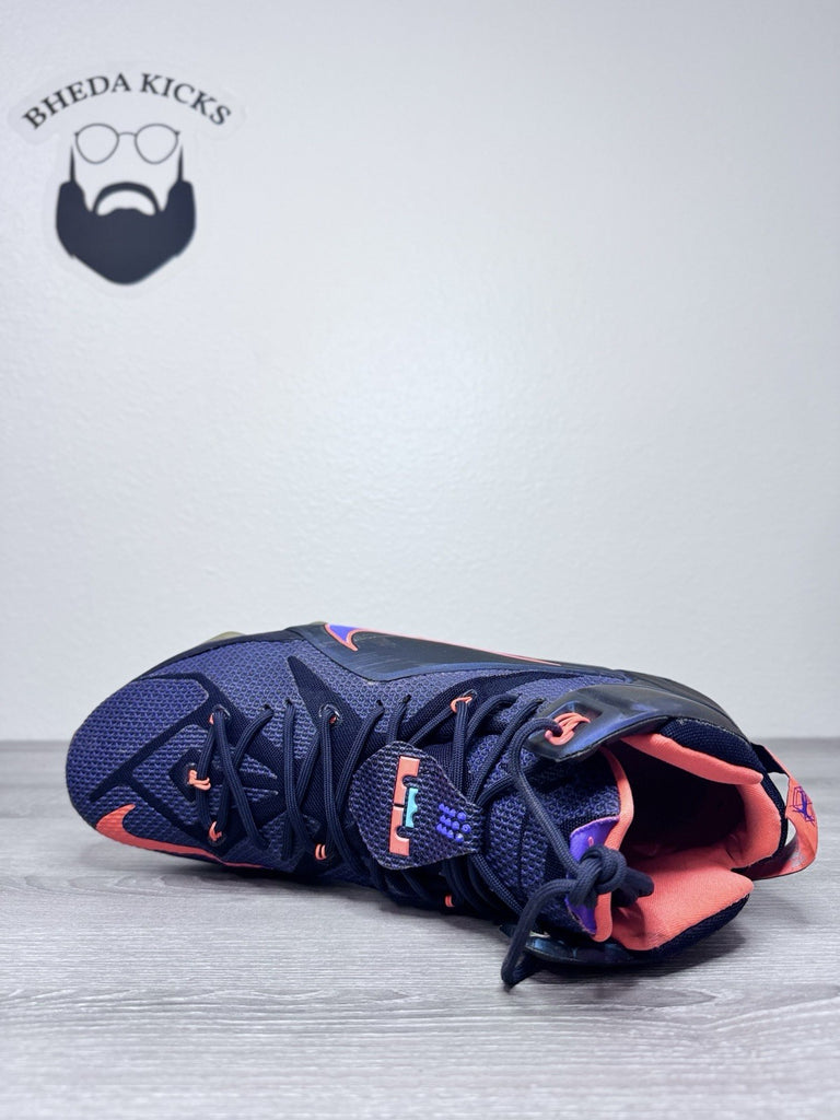 Size 15 - Nike LeBron 12 Instinct 684593-583 Preowned Authentic Og Rare